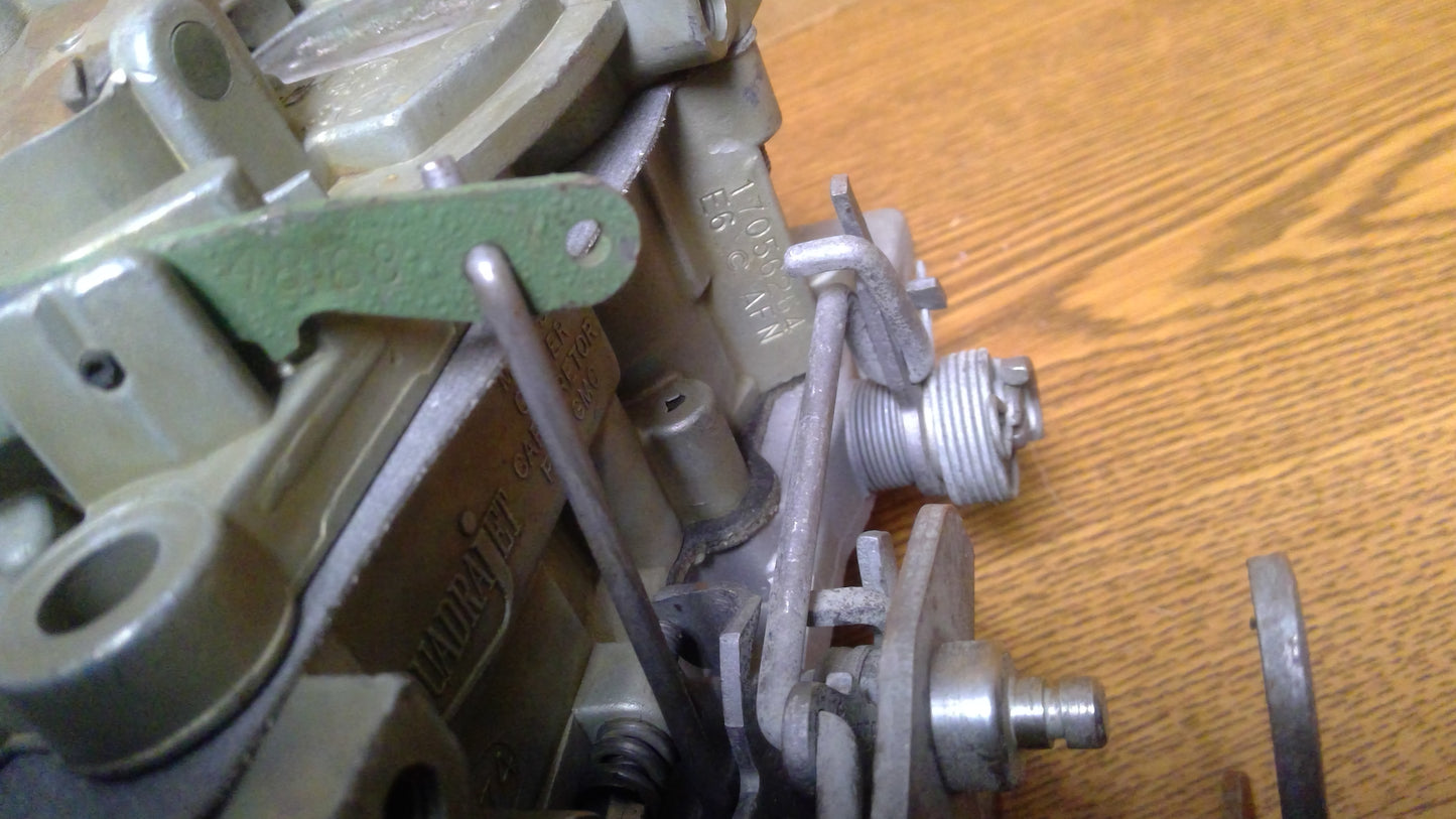 ROCHESTER QUADRAJET CARBURETOR BUICK OLDSMOBILE PONTIAC 350"-400"-455"
