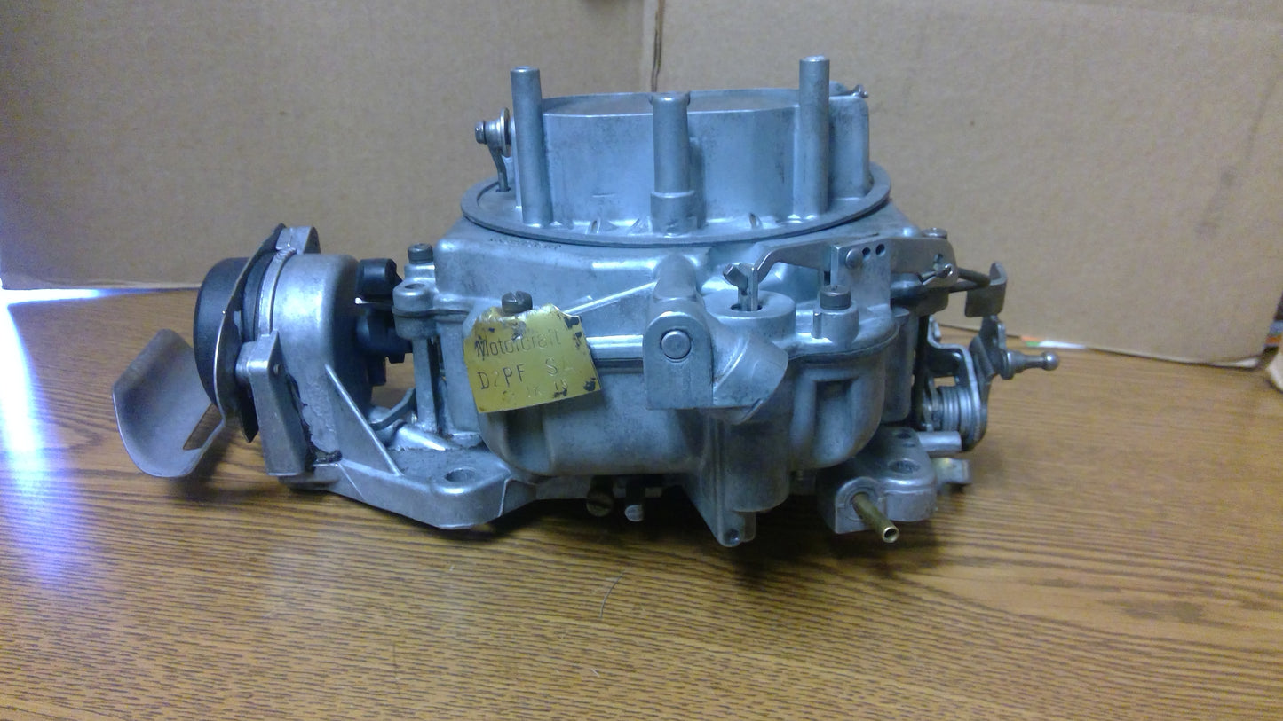 FORD MOTORCRAFT D1AF-MA MODEL 4300 CARBURETOR